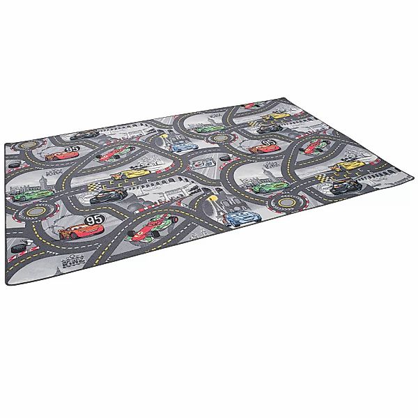 Snapstyle Kinder und Spielteppich Disney Cars Grau 200x300cm günstig online kaufen