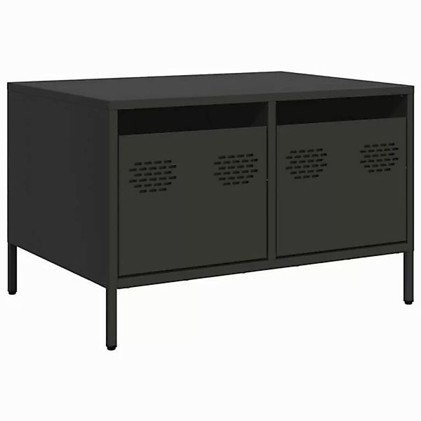 vidaXL TV-Schrank TV-Schrank Schwarz 68x50x43,5 cm Kaltgewalzter Stahl (1-S günstig online kaufen