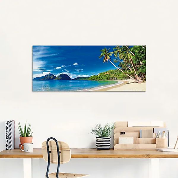 Artland Glasbild »Paradies« Küste 1 Stk. tlg. in verschiedenen Größen günstig online kaufen