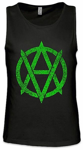 Urban Backwoods Tanktop Vegananarchism Symbol Ärmelloses T-Shirt OMG Vegani günstig online kaufen