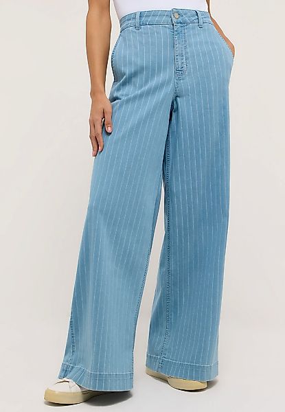 ANGELS Relax-fit-Jeans "Liva Chic" mit Nadelstreifen, Wide Leg günstig online kaufen