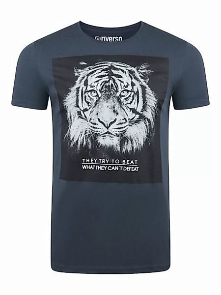 riverso T-Shirt Herren Fotoprintshirt RIVCharly Regular Fit (1-tlg) Kurzarm günstig online kaufen