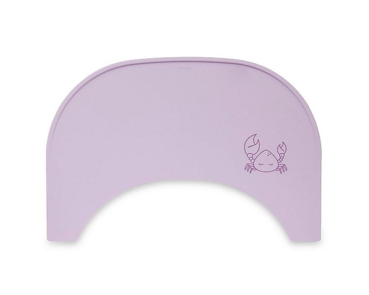 Hauck Hochstuhltablett Highchair Tray Mat - Crab Lavender, Silikon, Silikon günstig online kaufen