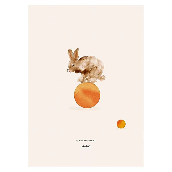 Rocky the Rabbit Poster 50 x 70cm günstig online kaufen
