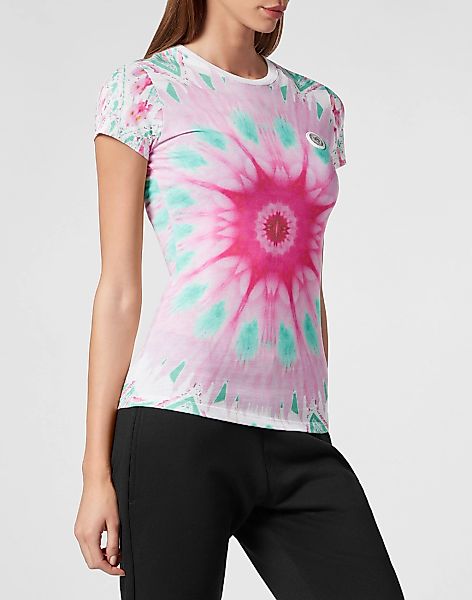 PLEIN SPORT T-Shirt "T-Shirt Slim Fit T-Shirt Optical Flower" günstig online kaufen