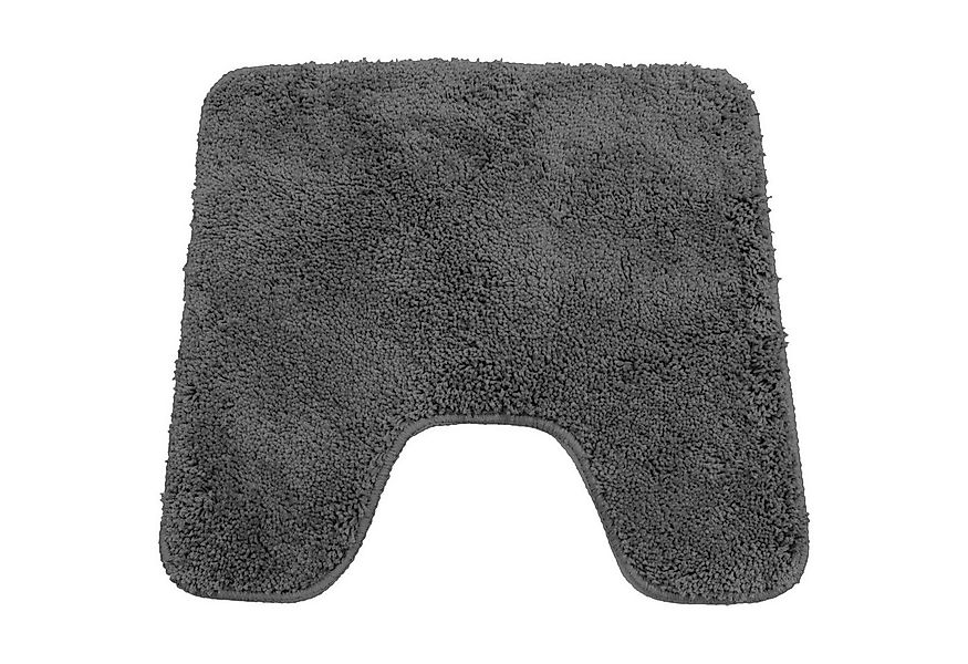 NYVI Badematte WC Vorleger mit Ausschnitt NYVISpa Lasalle Grau Toiletten Te günstig online kaufen