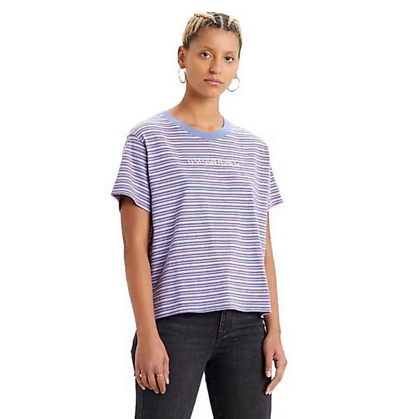 Levi´s ® Graphic Varsity Kurzarm T-shirt XS Pearl Colony Blue günstig online kaufen