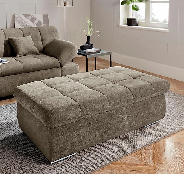 DOMO collection Hocker "Mona", mit Stauraumfach günstig online kaufen