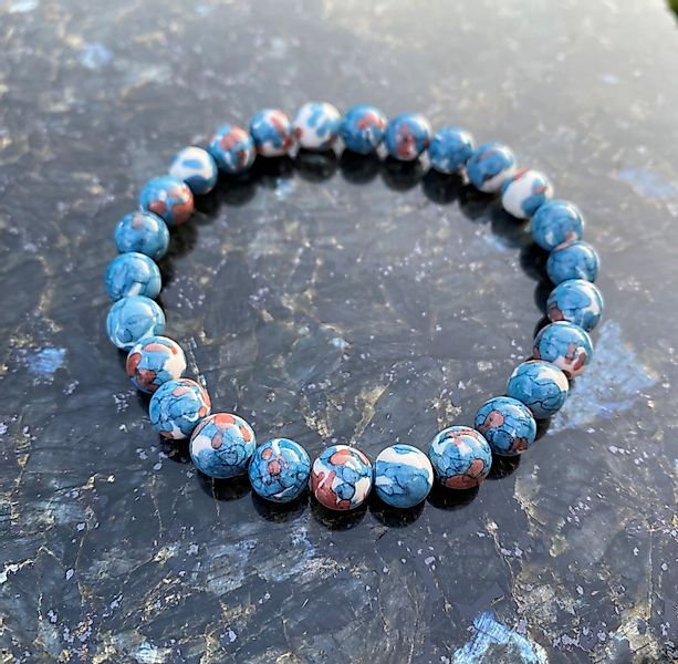 NAHLE Perlenarmband Armband Jaspis Naturstein Armband günstig online kaufen