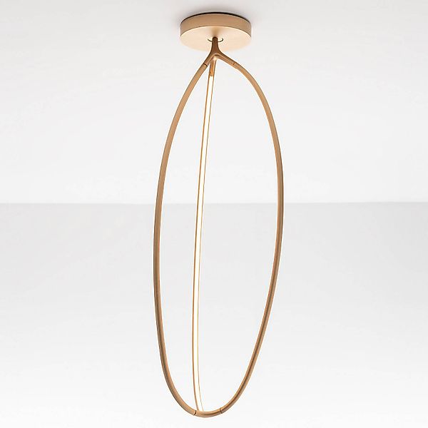Artemide Arrival Deckenleuchte, App, messing, 70cm günstig online kaufen