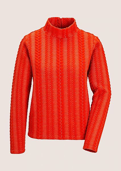 MADELEINE Langarmshirt "Sweatshirt Sweatshirt mit Zopfstruktur" Zopfstruktu günstig online kaufen