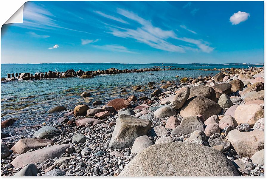 Artland Wandbild "Ostseeküste auf der Insel Rügen", Küste, (1 St.), als Alu günstig online kaufen