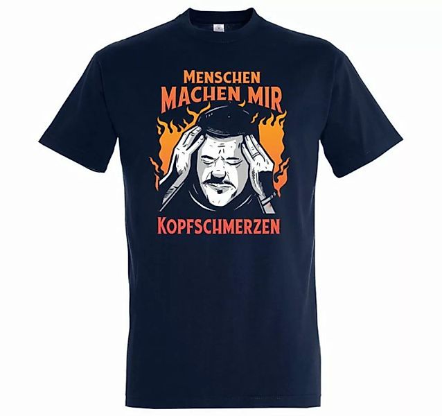 Youth Designz Print-Shirt "Menschen Machen Mir Kopfschmerzen" Herren T-Shir günstig online kaufen
