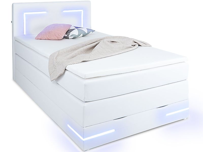wonello Boxspringbett Lights 2.0, mit LED günstig online kaufen
