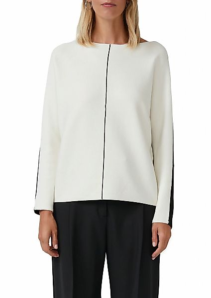 s.Oliver BLACK LABEL Strickpullover, mit Colour-Blocking günstig online kaufen