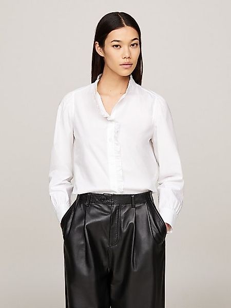 Tommy Hilfiger Shirtbluse COTTON FRILL RELAXED günstig online kaufen