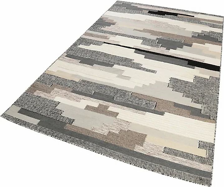 Esprit Wollteppich »Natham Kelim ESP-6012«, rechteckig, 8 mm Höhe, reine Wo günstig online kaufen