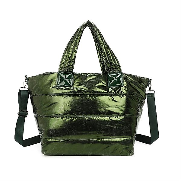 ITALYSHOP24 Schultertasche XL Damen Nylontasche Shopper günstig online kaufen