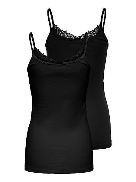 ONLY Longtop "ONLLULU LACE SINGLET 2PACK CS JRS", (Packung, 2 tlg.) günstig online kaufen