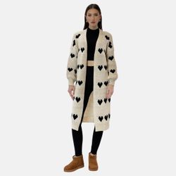 Elara Cardigan Elara Langer Damen Cardigan günstig online kaufen