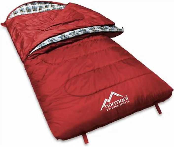 normani® 4-in-1 Schlafsack Antarctica Schlafsäcke rot günstig online kaufen