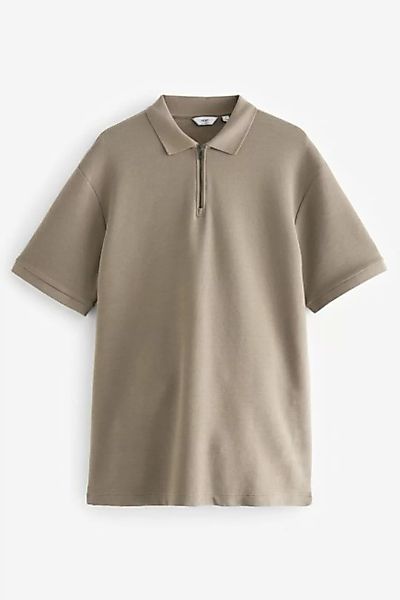 Next Poloshirt Relaxed Fit Poloshirt aus Ottoman-Strukturstoff (1-tlg) günstig online kaufen