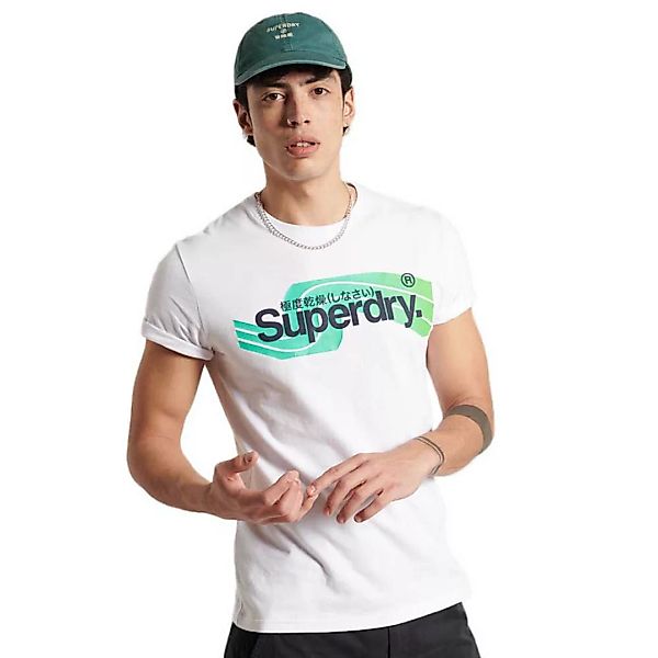 Superdry Core Logo Cali Kurzarm T-shirt L Brilliant White günstig online kaufen