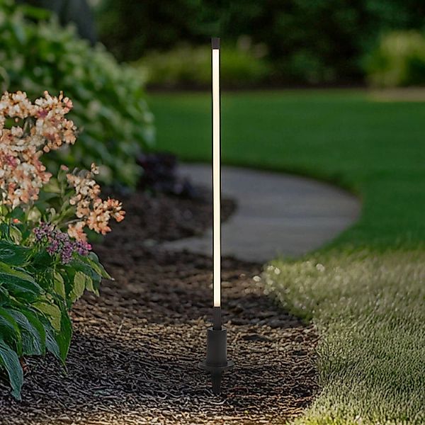 Lindby LED-Wegeleuchte Neano, 80 cm, schwarz, Metall, IP65 günstig online kaufen
