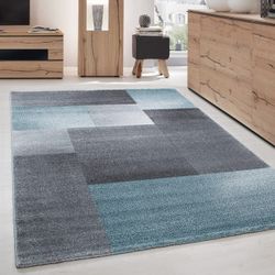 Carpettex Frisé-Teppich Kariert Design, Läufer, Höhe: günstig online kaufen