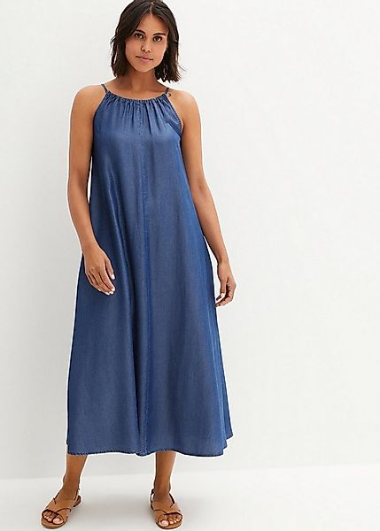 bonprix Jeanskleid für lässigen Look, aus Lyocell (TENCEL), in A-Linie günstig online kaufen