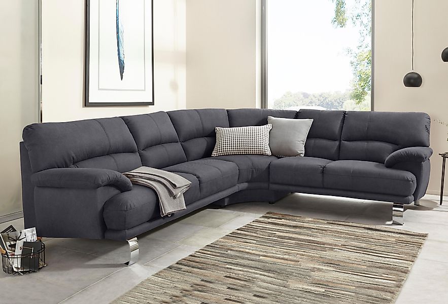 TRENDMANUFAKTUR Ecksofa Cecilia II, in italienischen günstig online kaufen