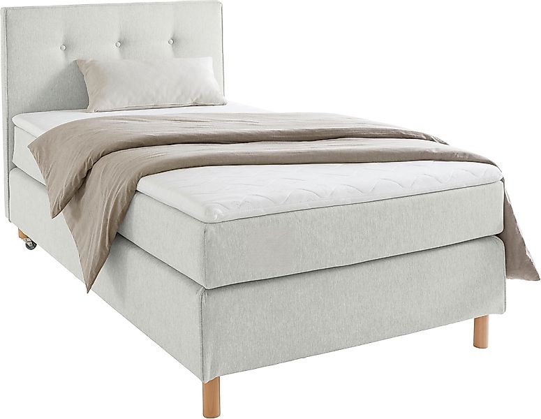 Home affaire Boxspringbett »Heimatblick 100x200cm beliebig erweiterbar zu D günstig online kaufen