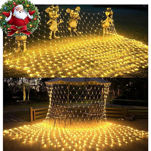 MUPOO LED-Lichternetz LED Lichternetz Warmweiß,6W Energiesparen, günstig online kaufen