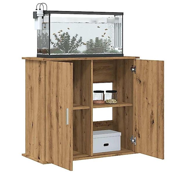 vidaXL Aquariumunterschrank Aquariumständer Artisan-Eiche 81x36x73 cm Holzw günstig online kaufen