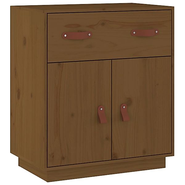 vidaXL Sideboard Honigbraun 65,5x40x75 cm Massivholz Kiefer 820130 günstig online kaufen
