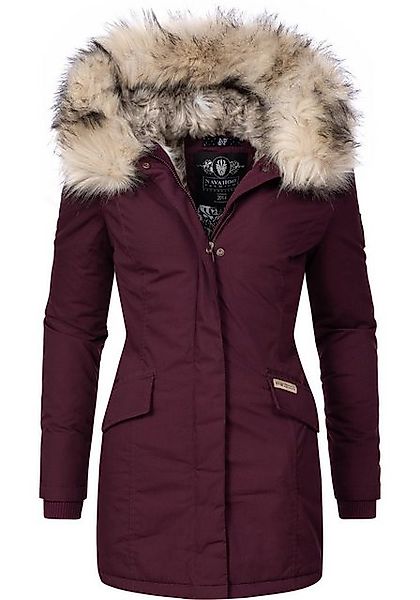 Navahoo Wintermantel Cristal stylischer Damen Winterparka mit Kunstfell-Kap günstig online kaufen