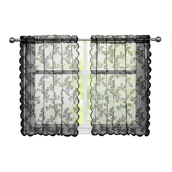 Kaket Vorhang Vintage Blumen Vorhänge, Spitzenvorhänge,halbtransparente günstig online kaufen
