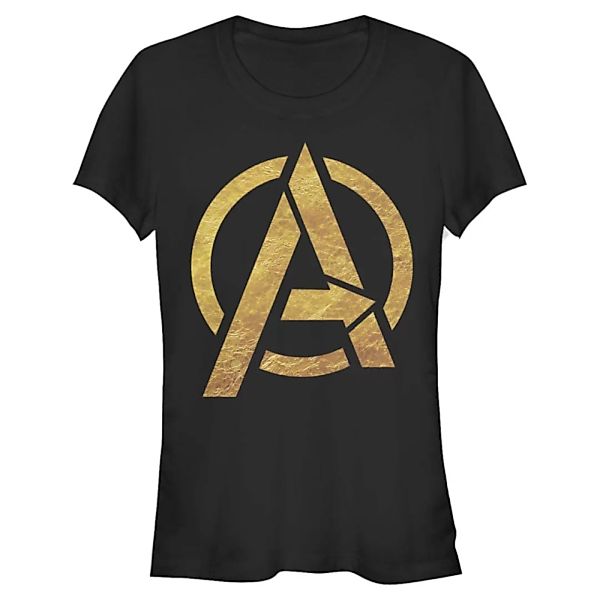 Marvel - Logo Gold Foil Avengers - Frauen T-Shirt günstig online kaufen