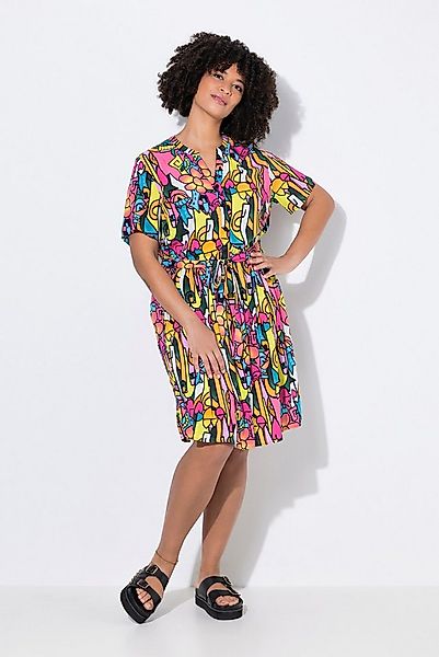 Angel of Style Jerseykleid Kleid A-Linie Alloverdruck elastische Taille günstig online kaufen