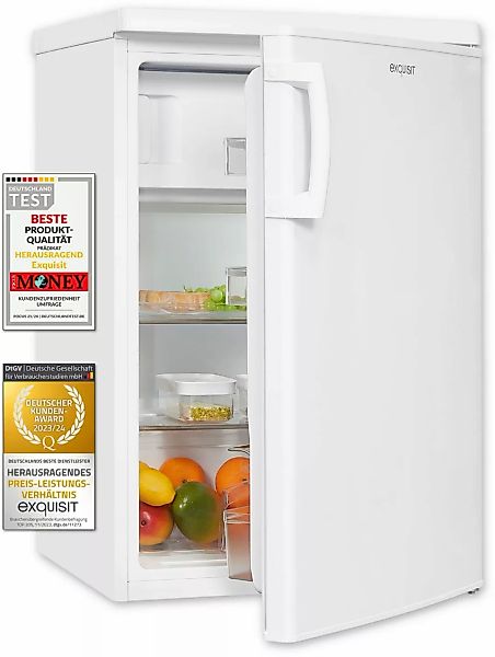 exquisit Kühlschrank »KS16-4-HE-040D weiss«, 109 Liter Nutzinhalt, stufenlo günstig online kaufen