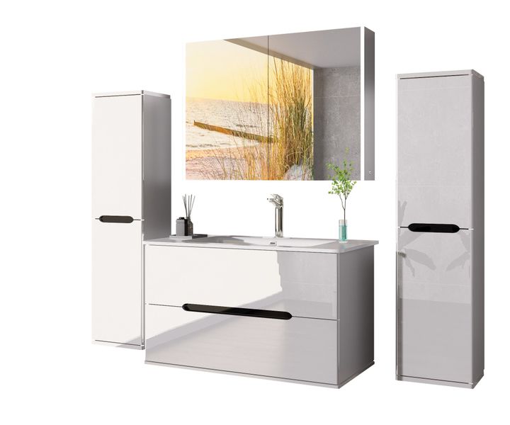 Homeline Badmöbel-Set Bad Möbelset Badezimmer Möbel günstig online kaufen