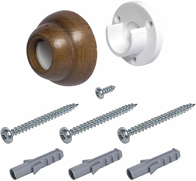 Liedeco Wandträger "Thüringen" für Gardinenstangen Ø 28 mm günstig online kaufen