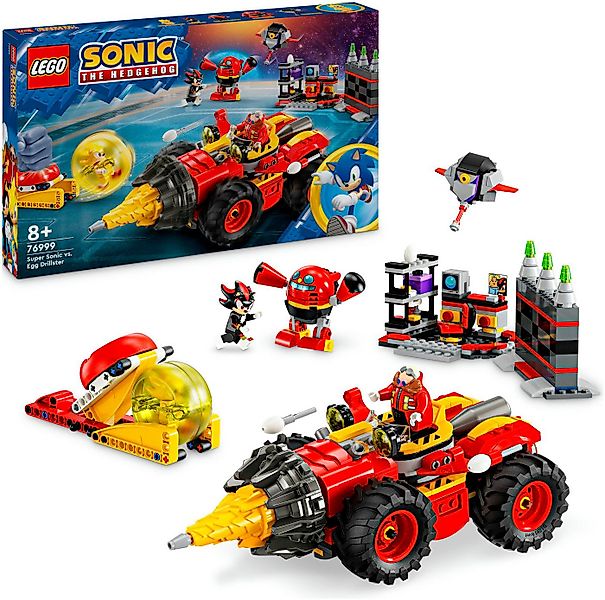 LEGO® Super Sonic vs. Egg Drillster (76999), LEGO Sonic Konstruktionsspiels günstig online kaufen