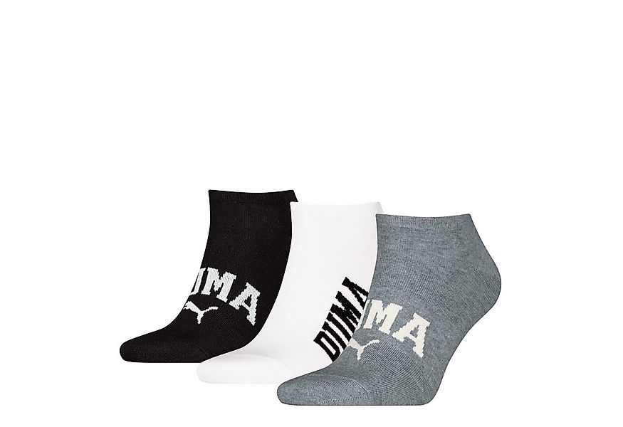 PUMA Sneakersocken (3-Paar, 3er Pack) mit verstärkter Ferse und Zehenbereic günstig online kaufen