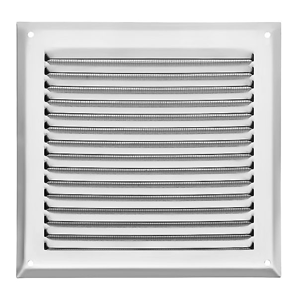 SOTECH Aluminium-Lüftungsgitter 190 x 190 mm Edelstahloptik Aufschraubbar m günstig online kaufen