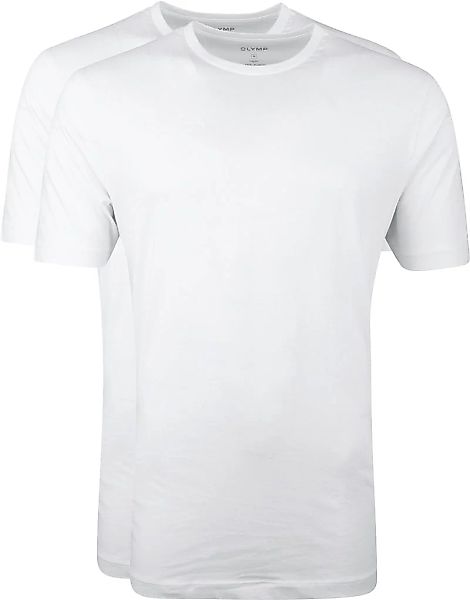 OLYMP T-Shirt/ Unterziehshirt Regular Fit Rundhals 2er Pack - Größe 4XL günstig online kaufen