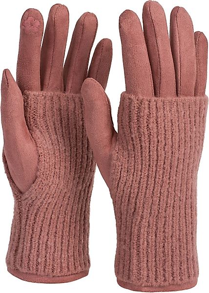styleBREAKER Strickhandschuhe Touchscreen Stoff Handschuhe mit günstig online kaufen