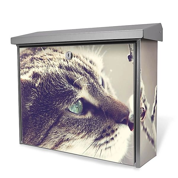 Banjado Briefkasten Edelstahl 38.5x31.5x12cm Ohne Zeitungsfach Inkl. Montag günstig online kaufen