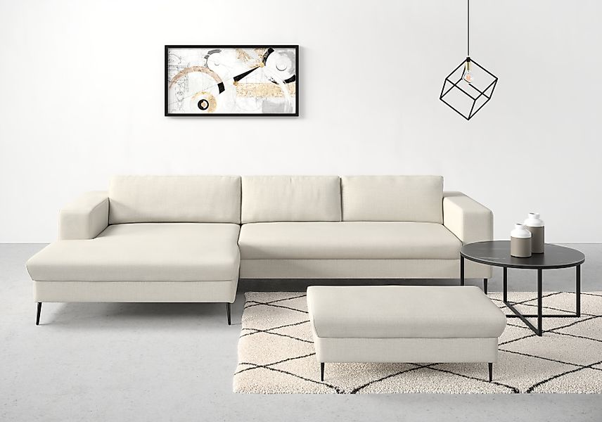 DOMO collection Ecksofa »Modica, zeitlos und elegant, L-Form«, moderne Opti günstig online kaufen