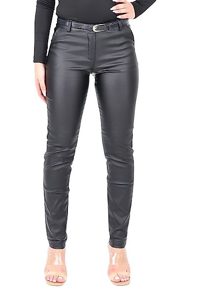 malito more than fashion Chinohose malito Damen Chinohose in Lederoptik 103 günstig online kaufen